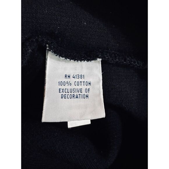 Polo Ralph Lauren Black Quarter Zip Sweater 4XB Big Tall Blue Pony Logo - Picture 5 of 7